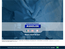 Tablet Screenshot of agnolon.it